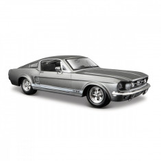 Masinuta Maisto Ford Mustang GT 1967, 1:24, Gri