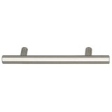 Maner pentru mobila, din zamac, finisaj nichel mat, M 480.93.24, M4 x 160 mm