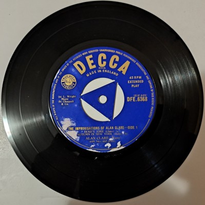 Disc Vinil 7# Alan Clare - The Improvisations Of Alan Clare - Decca-DFE.6368 foto