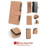 Husa Flip Carte Commodore Maro Samsung Galaxy J7 2017 J730