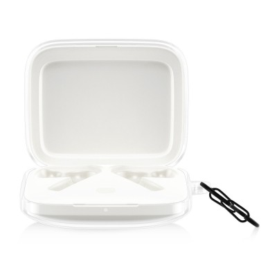 Husa Casti Kwmobile pentru OnePlus Buds Pro 2, Transparent, Silicon, KWM000025FG001C foto