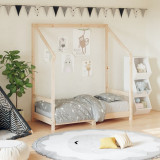 Cadru de pat pentru copii, 70x140 cm, lemn masiv de pin GartenMobel Dekor, vidaXL