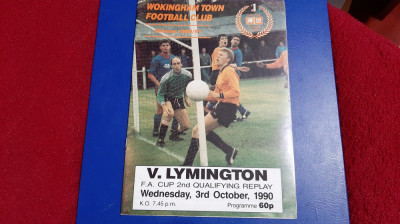 program FC Wokingham Town - Lymington foto