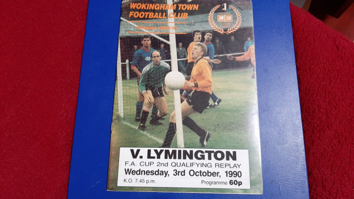 program FC Wokingham Town - Lymington