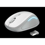 Cumpara ieftin MOUSE TRUST &amp;quot;Yvi FX&amp;quot; notebook PC wireless optic USB 1600 dpi 4/1 iluminare buton selectare viteza alb &amp;quot;TR-22335&amp;quot; (include TV 0.15