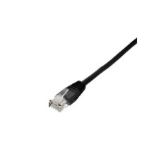 Cablu de retea UTP Cat5e patch cord 0.25m negru Well