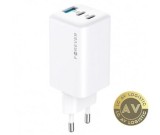 Incarcator Retea Forever TC-08-65ACC 65W 3.25A 1 x USB-A - 2 x USB-C Alb