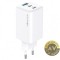 Incarcator Retea Forever TC-08-65ACC 65W 3.25A 1 x USB-A - 2 x USB-C Alb