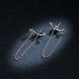 Cercei din argint -Stelute si Strasuri- ARG367E, Argintboutique