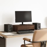 VidaXL Suport monitor cu sertare stejar maro 50x27x15cm lemn prelucrat