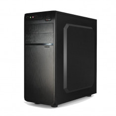 Carcasa delux mid tower dw600sursa 500w middle tower atx 2 x usb 3.0 audio 2x5.25 foto