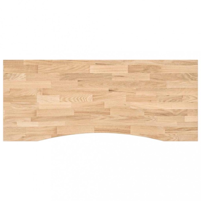 Blat de birou netratat Lemn masiv de stejar dreptunghiular