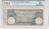 100000 lei Mai 1947 PCGS63 UNC bancnota gradata