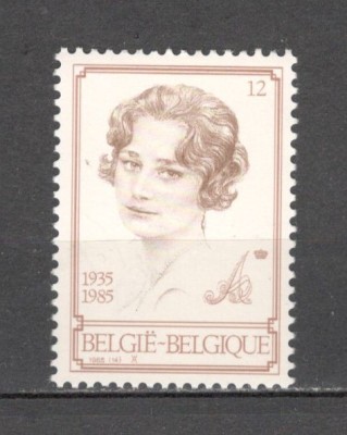 Belgia.1985 50 ani moarte Regina Astrid MB.293 foto
