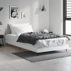 Cadru de pat, alb, 90x200 cm, lemn prelucrat, vidaXL