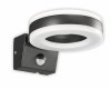 Aplica de exterior 20W 1800lm 4000K lumina naturala IP65 cu senzor de miscare, distanta de detectie maxim 9m