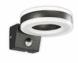 Aplica de exterior 20W 1800lm 4000K lumina naturala IP65 cu senzor de miscare, distanta de detectie maxim 9m