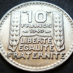 Moneda istorica 10 FRANCI (Francs) - FRANTA, anul 1949 * cod 1511