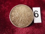 5 FRANCI 1964 ARGINT *****