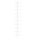 Cumpara ieftin Suport sticle de vin, de perete, 10 sticle, alb, metal
