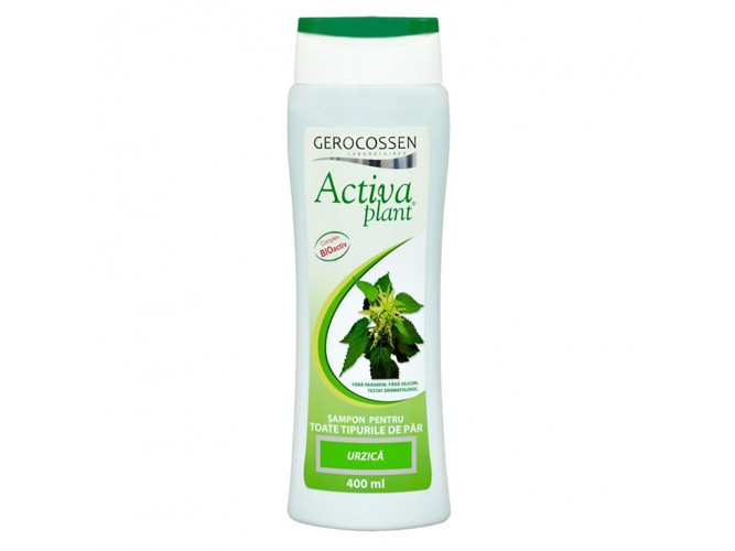 Sampon cu urzica Activa Plant, 400 ml, Gerocossen