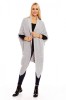 B378-18 Cardigan maxi cu maneci trei sferturi