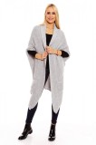 Cumpara ieftin B378-18 Cardigan maxi cu maneci trei sferturi