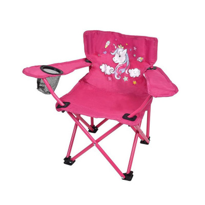 Scaun camping pliabil pentru copii, model unicorn foto