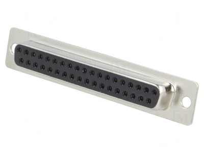 Conector D-Sub 37 Pin Mamă Lipire Aurită foto