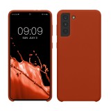 Husa Kwmobile pentru Samsung Galaxy S21 Plus, Maro, Silicon, 54066.249, Carcasa