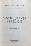 MAGIE , STIINTA SI RELIGIE de BRONISLAW MALINOWSKI , 1993
