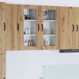 vidaXL Dulap suspendat de bucătărie Stejar Artizanal 40 x 31 x 80 cm 885003