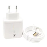 Incarcator SuperVooC USB 65W, PRESTIGE CHARGE&reg;, pentru Oppo, inclus cablu 6.5A, USB la USB-C, transfer date si incarcare, 1m