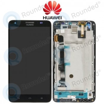 Huawei Ascend G750 (Honor 3X) Unitate de afișare completă neagră foto