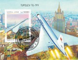 Sierra Leone 2019: Avioane Tupolev, Colita - Timbre Straine dupa 1950