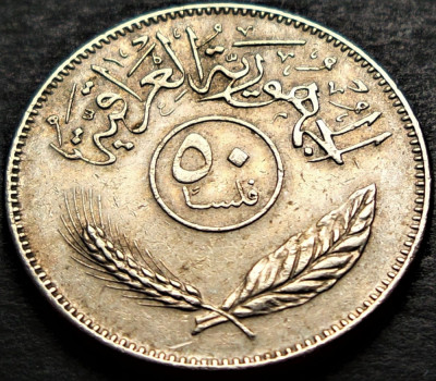 Moneda exotica 25 FILS - IRAK, anul 1981 * cod 653 foto