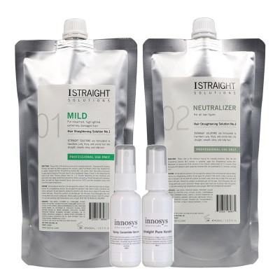 Kit Indreptare Permanenta Pentru Par Vopsit Istraight 400ml foto