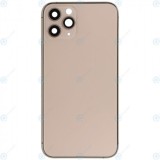 Capac baterie incl. cadru (fara logo) auriu mat pentru iPhone 11 Pro