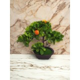 Copacel decorativ fructifer cu mere 28 cm
