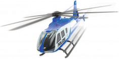 Elicopter Din Metal Airbus Ec 135 Albastru foto