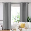 Draperie din catifea blackout cu inele argintii, Madison, 150x260 cm, densitate 700 g/ml, Spanish Gray, 1 buc