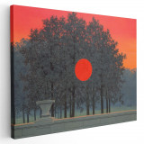 Tablou pictura Banchetul de Rene Magritte 2014 Tablou canvas pe panza CU RAMA 60x80 cm
