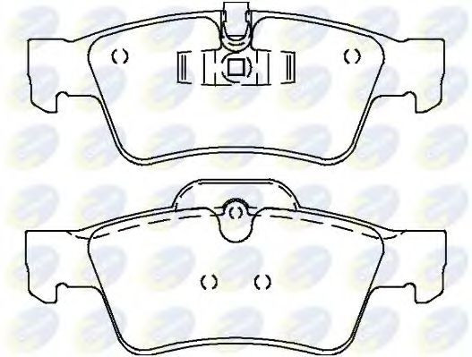 Set placute frana,frana disc MERCEDES R-CLASS (W251, V251) (2006 - 2016) COMLINE CBP06059