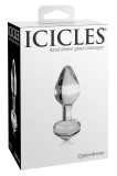 Icicles-N. 44 Plug Anal Transparent-Sticla