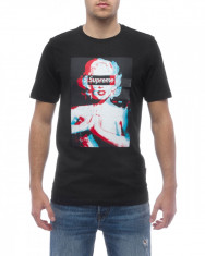 Tricou cu maneci scurte Negru Barbat Supreme Grip foto