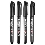Set 4 markere de constructii negre permanente, rezistente la apa, NEO TOOLS