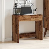 vidaXL Birou, lemn &icirc;nvechit, 80x40x75 cm, lemn prelucrat