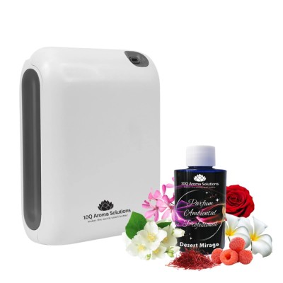 Pachet - Aparat de odorizare 10Q AromaLux Future 400 cu Bluetooth + Rezerva Desert Mirage foto