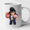 Cana alba personalizata Brawl Star - Bull, INOVATIX&reg;. 330 ml