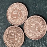 Elvetia 5 monede argint 1 FRANC 1940 , 15 grame
